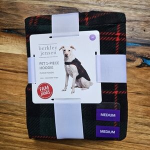 🚨 Sale Plaid Dog Hoodie Size Medium